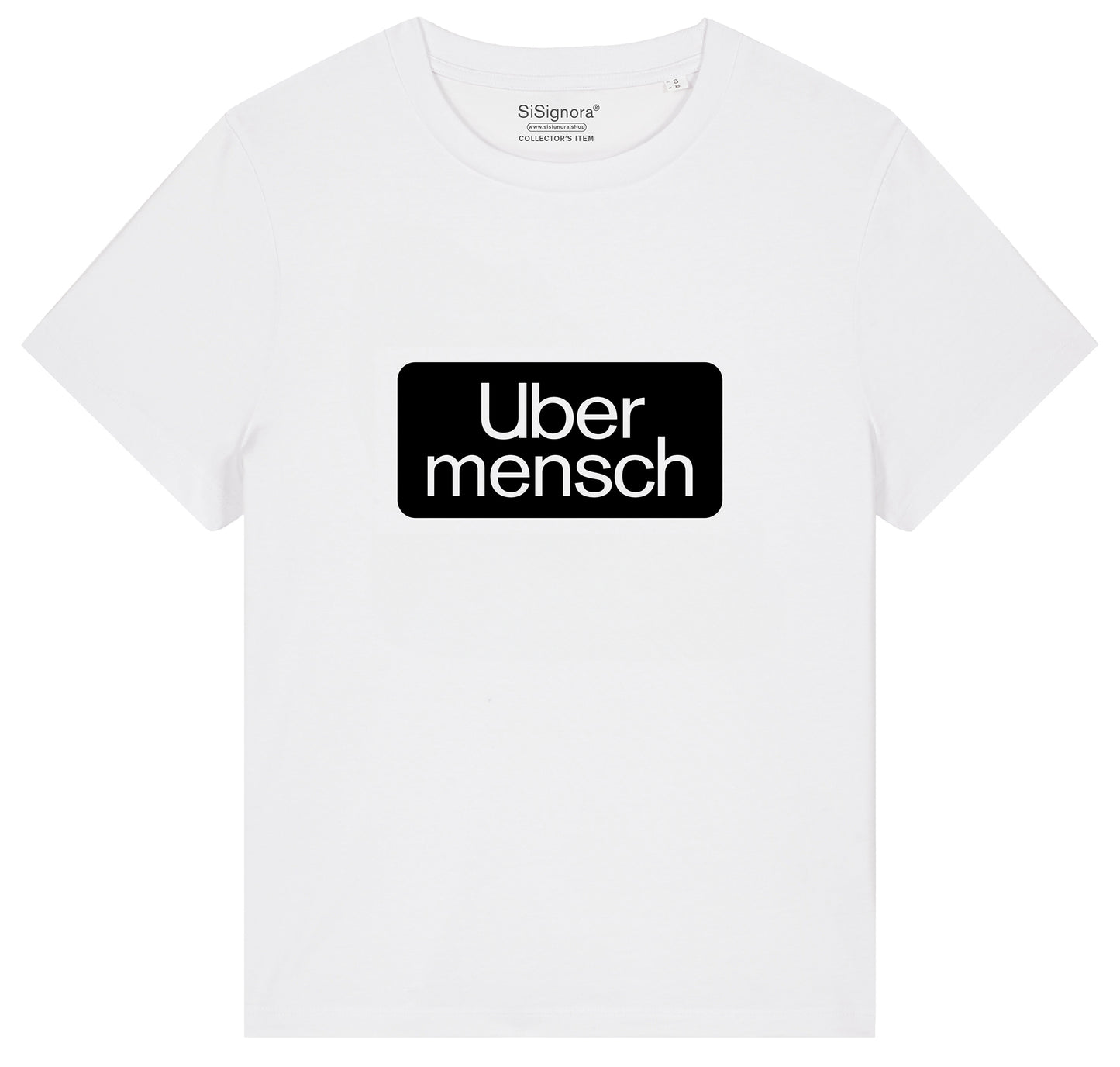 T-Shirt mit Print UBERMENSCH