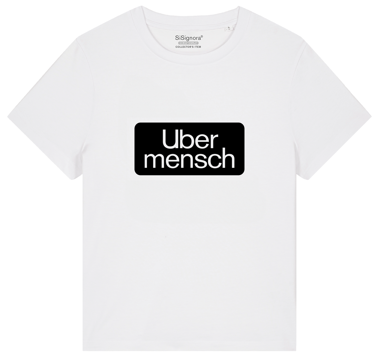 T-Shirt mit Print UBERMENSCH