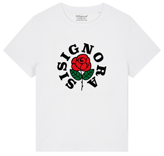 T-Shirt mit Print ROSE