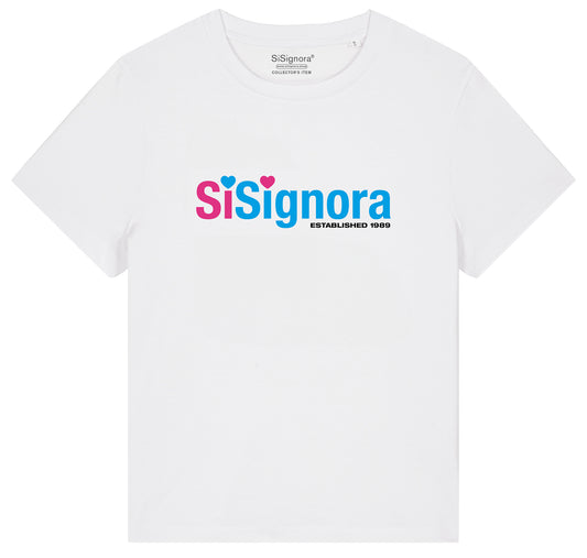 T-Shirt mit Print SISIGNORA Est. 1989