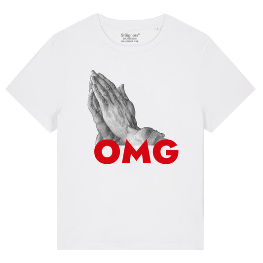 T-Shirt mit Print OMG