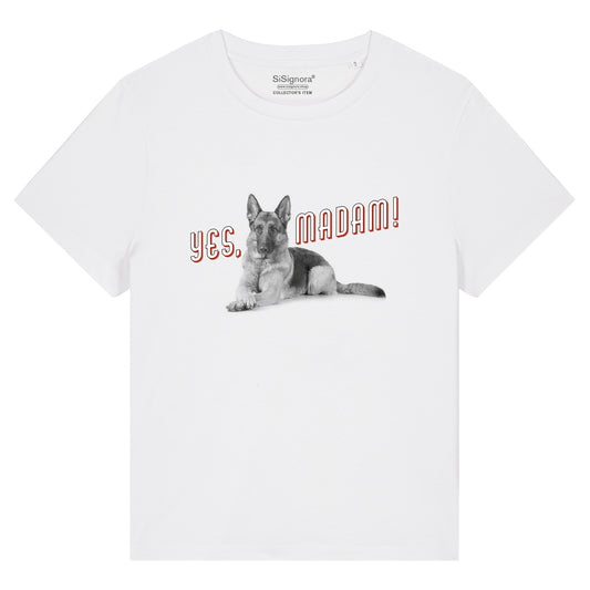 T-Shirt mit Print YES MADAM
